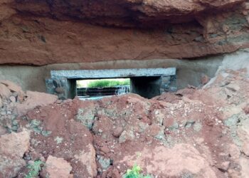 Buraco sob RN-233 preocupa moradores, mas DER descarta risco de desabamento