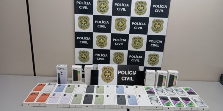 Polícia recupera carga roubada de celulares avaliada em R$ 200 mil na Grande Natal
